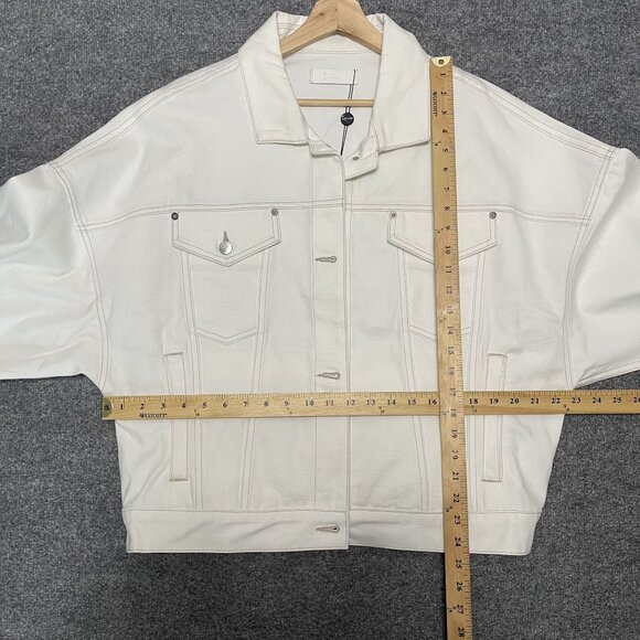 Karl Kani Vintage Denim White Oversized Jacket Size 2 - Picture 3 of 9